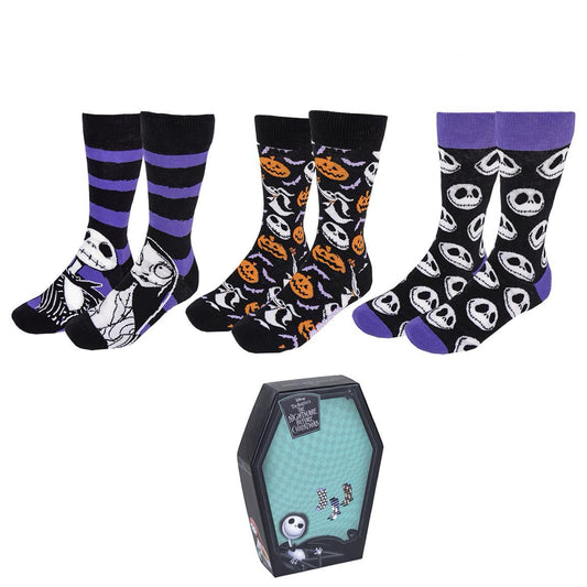 Set 3 perechi sosete Nightmare Before Christmas