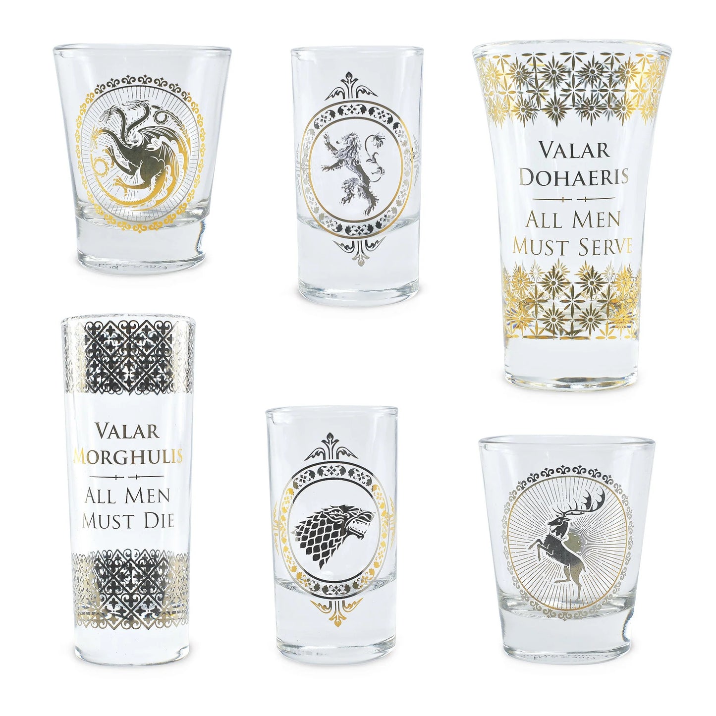 Set colectionabil pahare de shot Game of Thrones