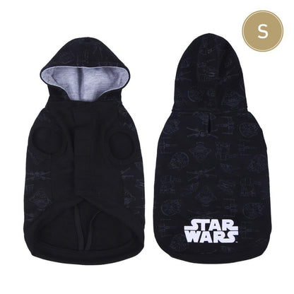 Jacheta Darth Vader pentru câini, vedere frontală și din spate