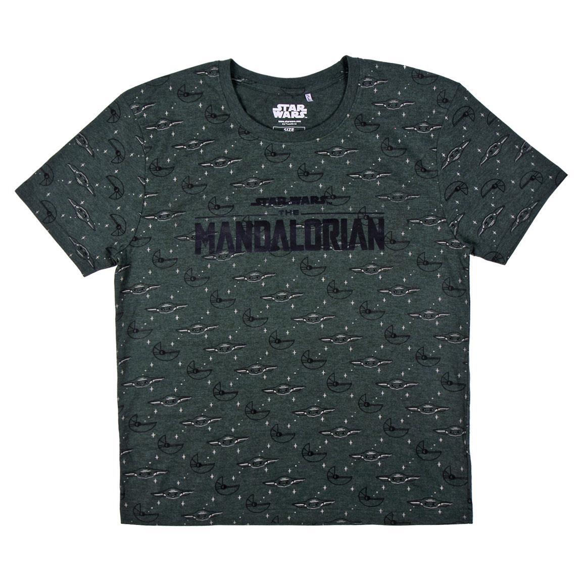 Tricou Star Wars: The Mandalorian Logo - L