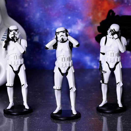 Set 3 figurine Stormtrooper - See/Hear/Speak No Evil