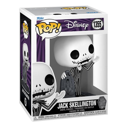 Figurina Funko POP Jack Skellington în ambalaj, vedere frontală