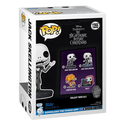 Ambalajul figurinei Funko POP Jack Skellington, vedere din spate