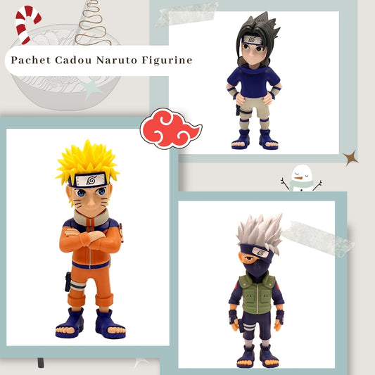 Pachet Cadou 3 figurine Naruto