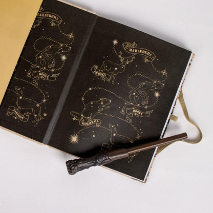 Set birotica Harry Potter Marauder's Map (caiet cu lumini LED, pix si harta)