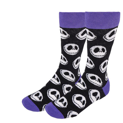 Șosetele Nightmare Before Christmas cu imprimeu Jack, vedere frontală