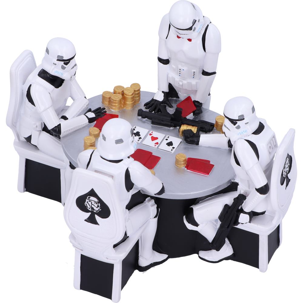 Set 4 figurine Stormtrooper: Poker face