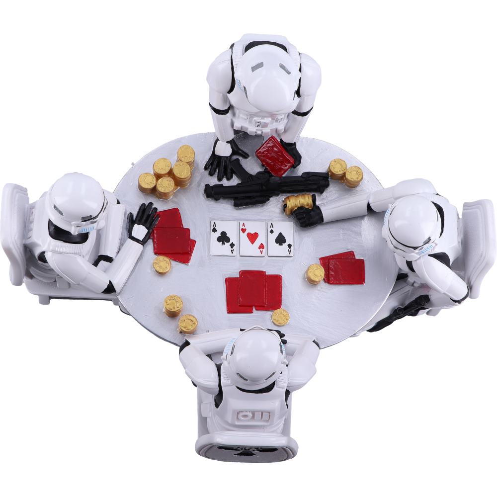 Set 4 figurine Stormtrooper: Poker face