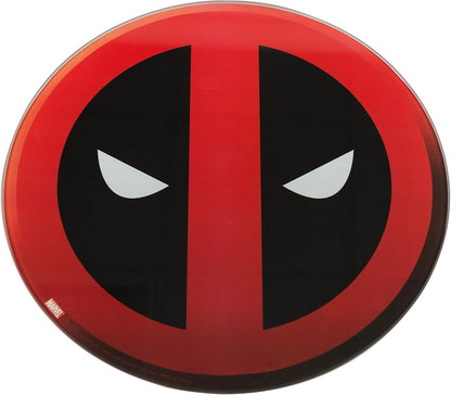 Tocătorul rotund Deadpool, vedere de sus