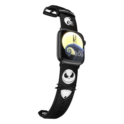 Apple Watch cu cureaua Jack Skellington, vedere laterală