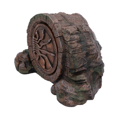 Cutia Chamber of Secrets închisă, vedere semi-profil