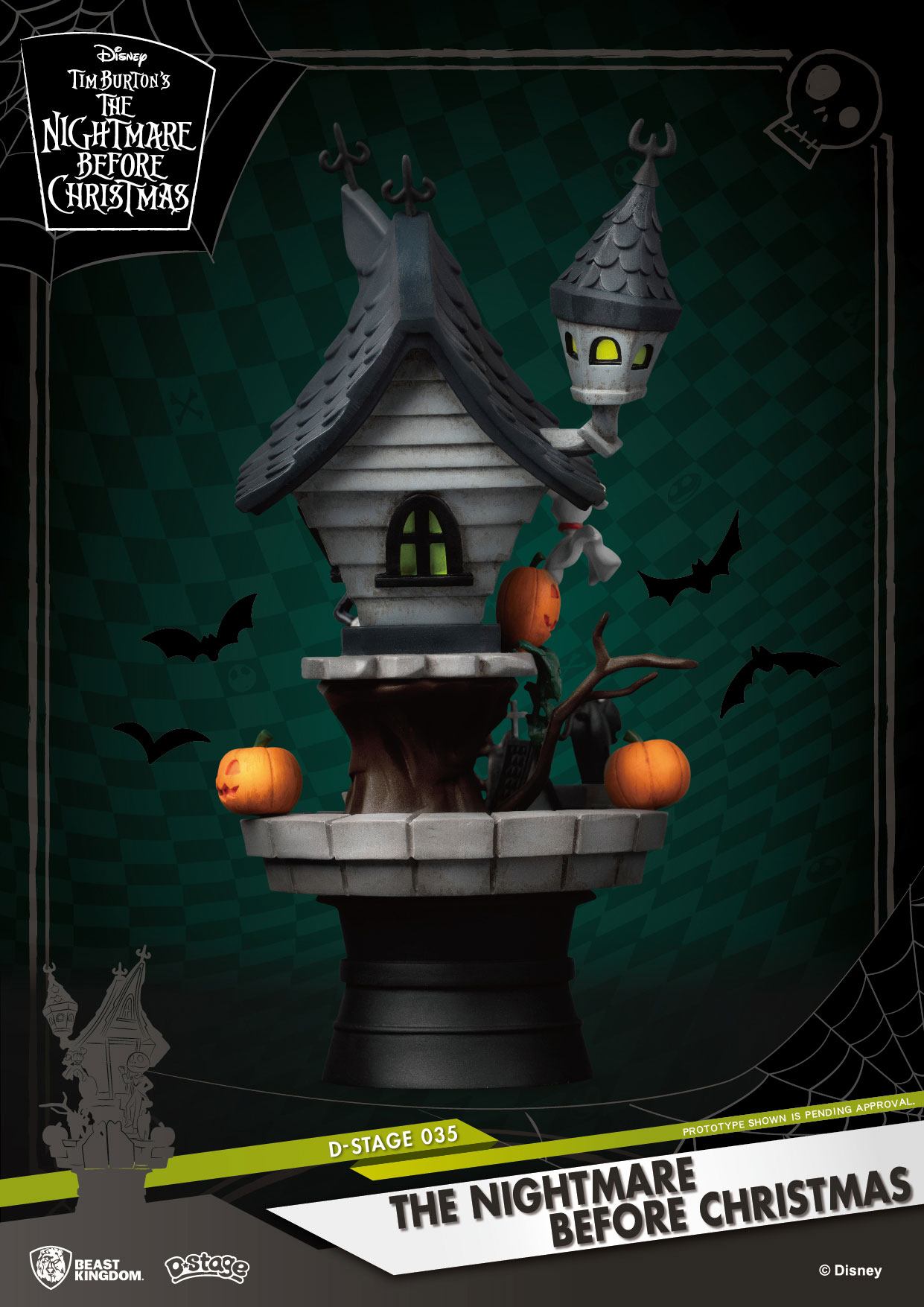 Figurina Nightmare Before Christmas - Jack's Haunted House