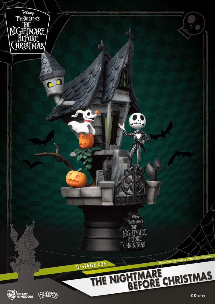 Figurina Nightmare Before Christmas - Jack's Haunted House