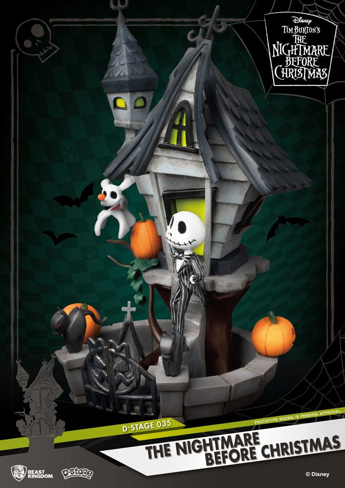 Figurina Nightmare Before Christmas - Jack's Haunted House