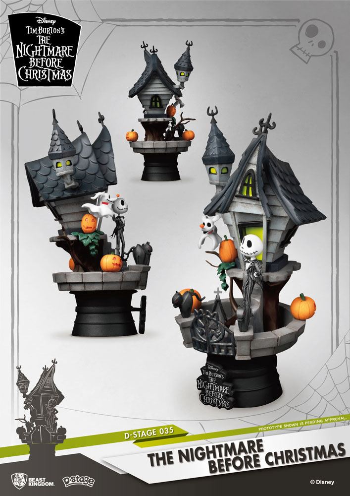 Figurina Nightmare Before Christmas - Jack's Haunted House