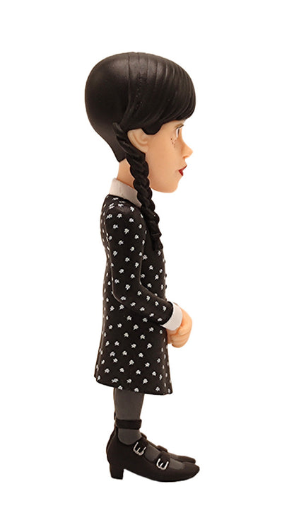 Figurina Wednesday Addams, vedere laterală din dreapta