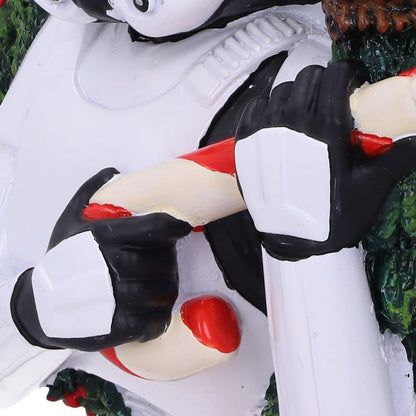Detaliu cu bastonul de zahăr al ornamentului Stormtrooper
