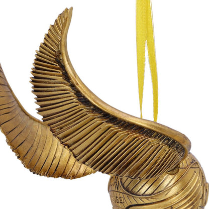 Detaliu cu aripa ornamentului Golden Snitch