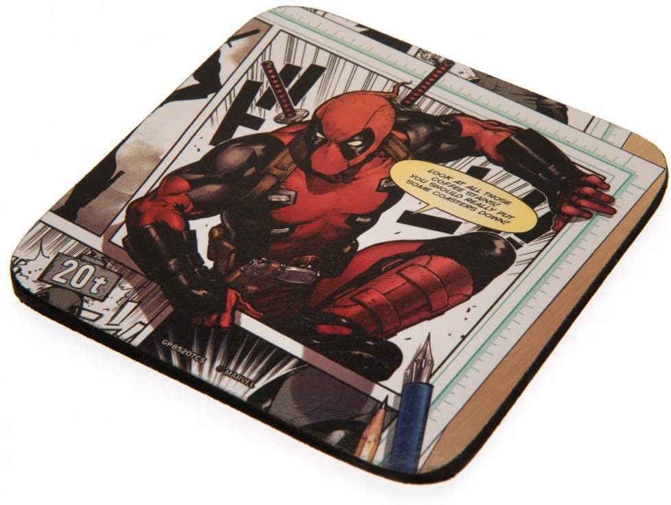 Set cadou Deadpool - Merc with a mouth (cana breloc coaster)