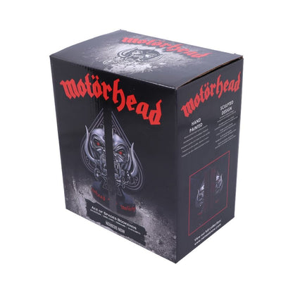 Suporturile de cărți Motörhead în ambalajul original